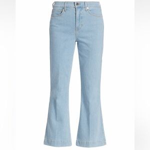 Veronica Beard Carson Ankle Flare High Rise Jeans